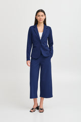 Ichi Kate Blazer in Medieval Blue - 20102801