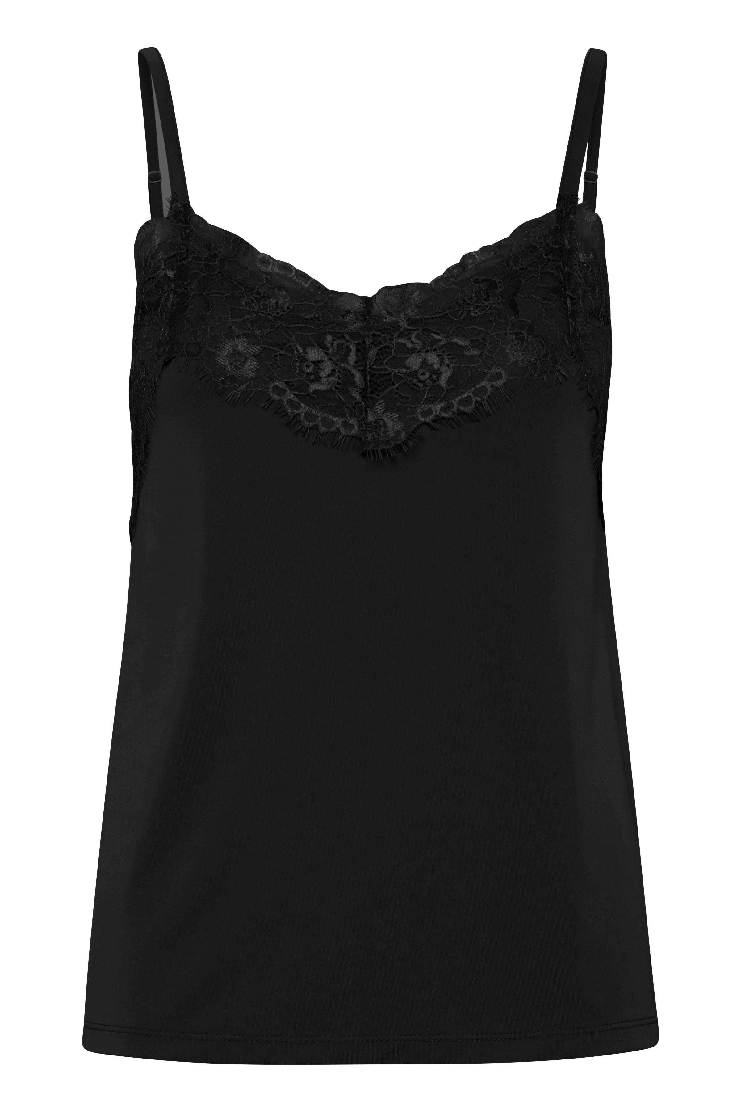 Ichi Like Cami Lace detail black-20106355