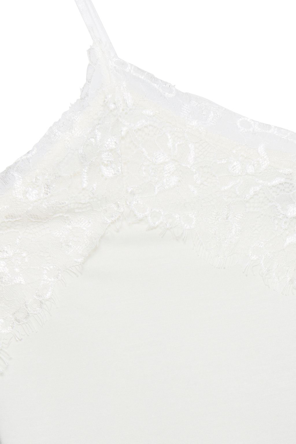 Ichi Like Cami Lace detail cloud dancer- 20106355