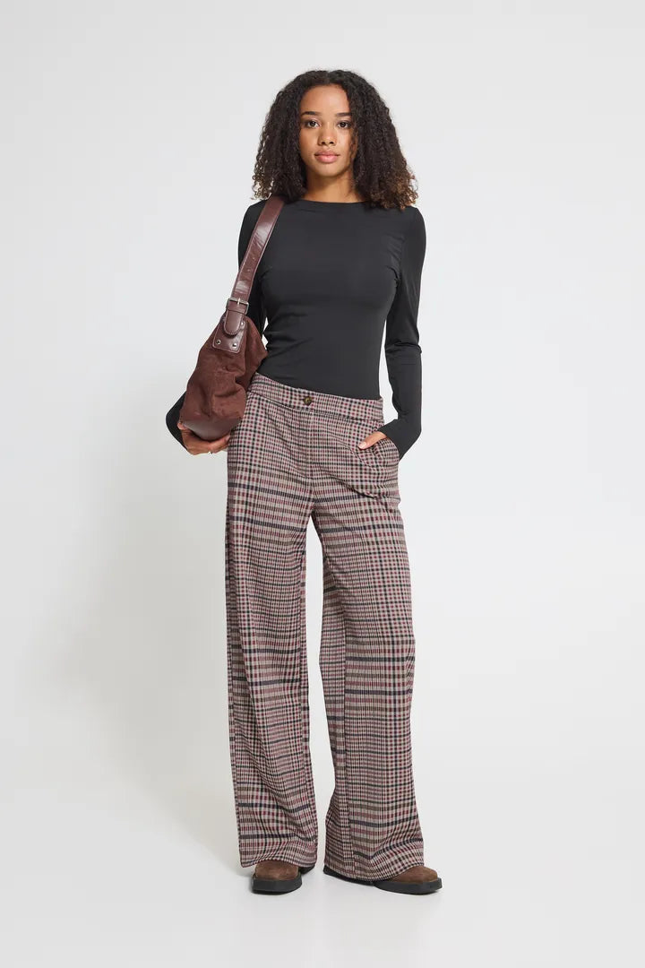 Ichi Kate Checkit Pant