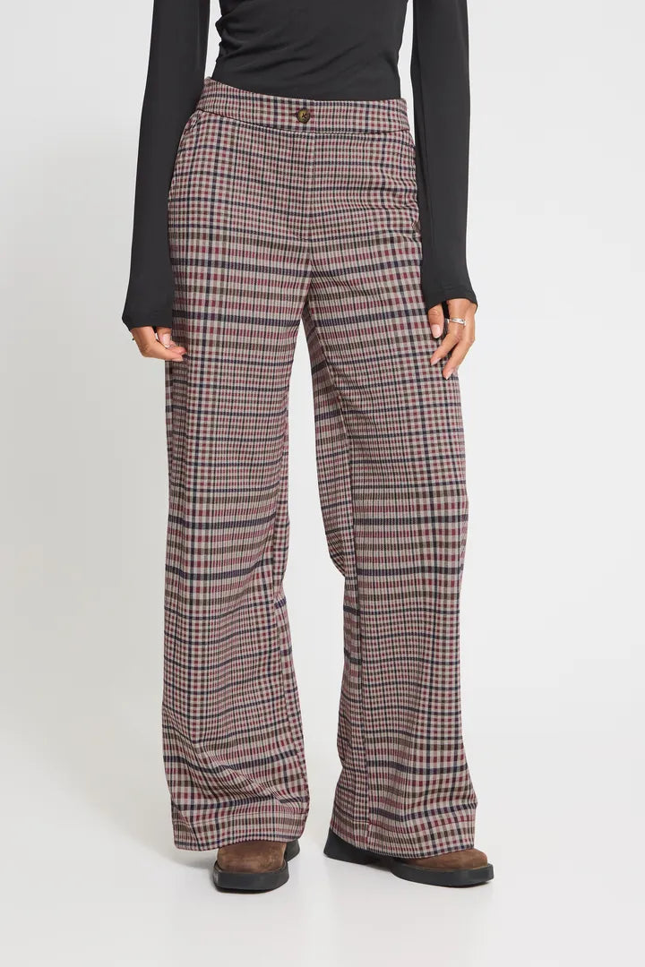 Ichi Kate Checkit Pant