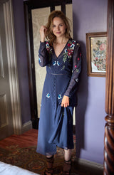 Hope & Ivy- Rosette Dress