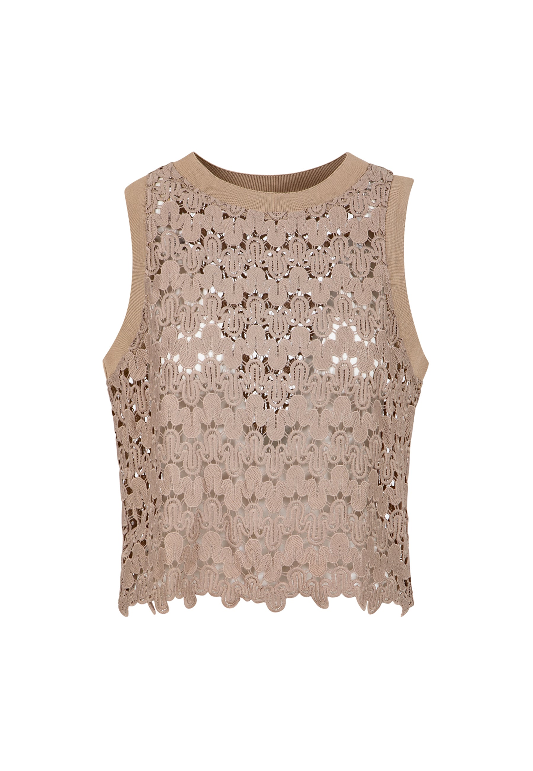 Coster Copenhagen Lace Top in Moon Rock
