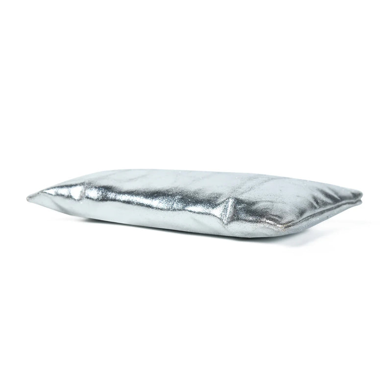 Bell & Fox Lily Pouch in Silver Foil Canvas