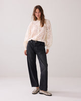 Summum Women Blouse Flowerlace in Ivory - 2s3191-12300
