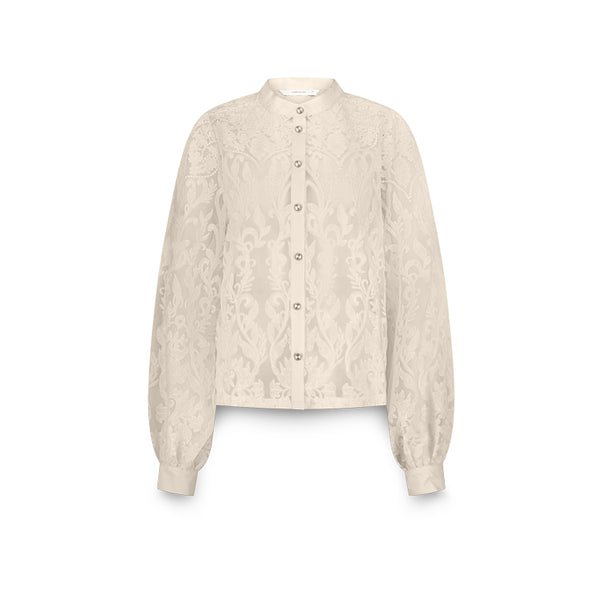 Summum Women Blouse Flowerlace in Ivory - 2s3191-12300