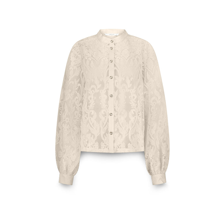 Summum Women Blouse Flowerlace in Ivory - 2s3191-12300