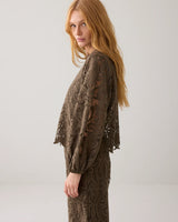 Summum Woman Blouse Lace in Dark Camo - 2s3220-12182