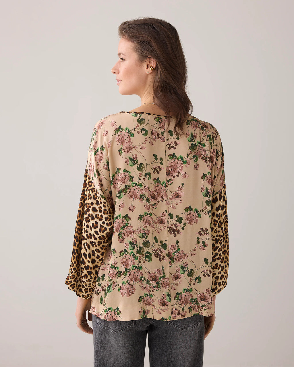 Summum Woman Flower Print Top - 2s3263-12175