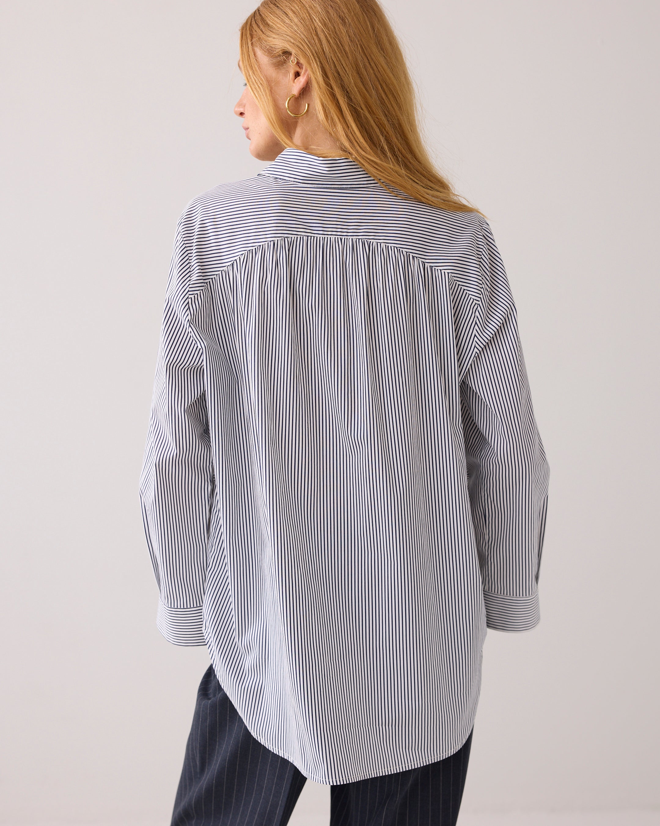 Summum Women Blouse Stripe in Midnight Blue - 2s3336-12166