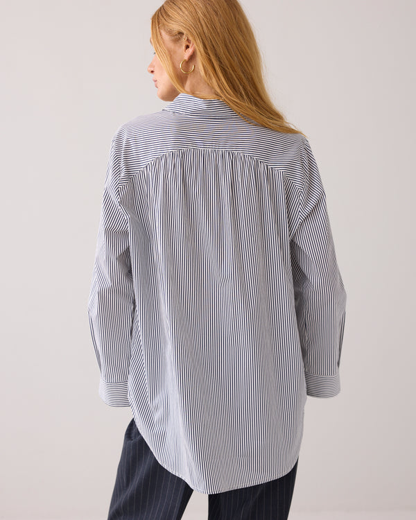 Summum Women Blouse Stripe in Midnight Blue - 2s3336-12166