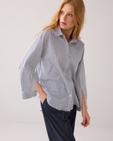 Summum Women Blouse Stripe in Midnight Blue - 2s3336-12166