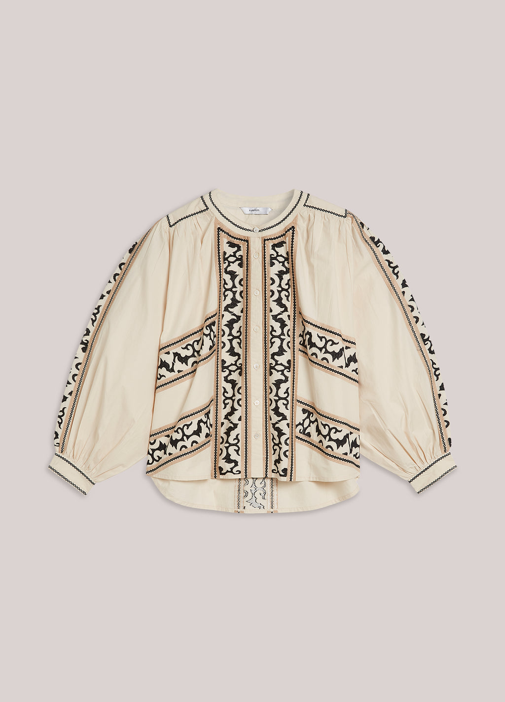 Summum Woman Blouse Embro Crispy Pop in Ivory - 2s3342-12312