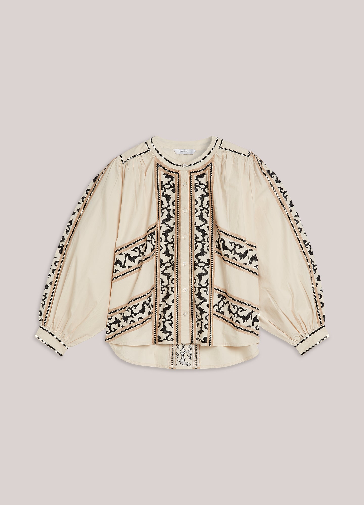 Summum Woman Blouse Embro Crispy Pop in Ivory - 2s3342-12312