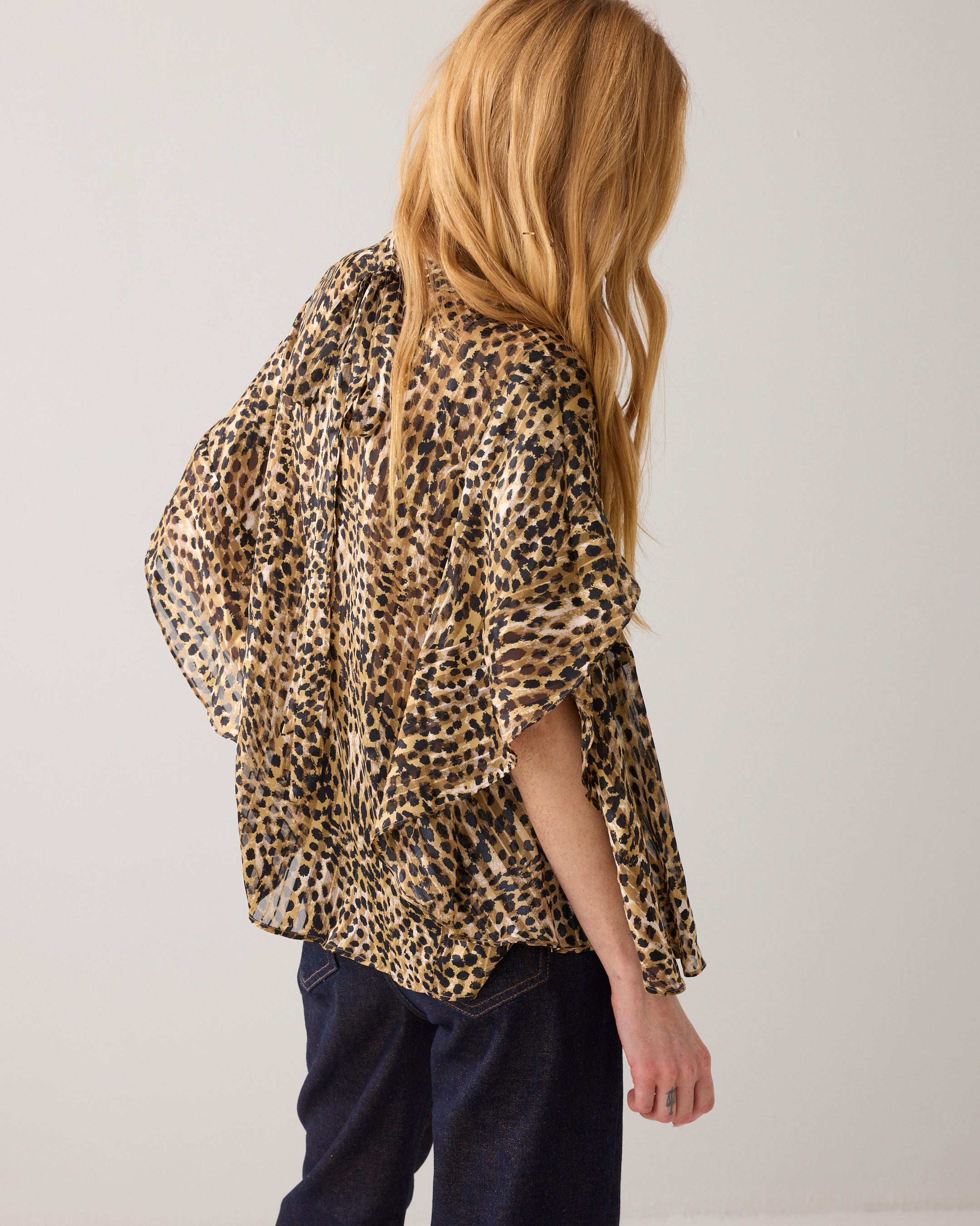 Summum Woman Animal Spotprint Top in Prosecco - 2s3387-12328
