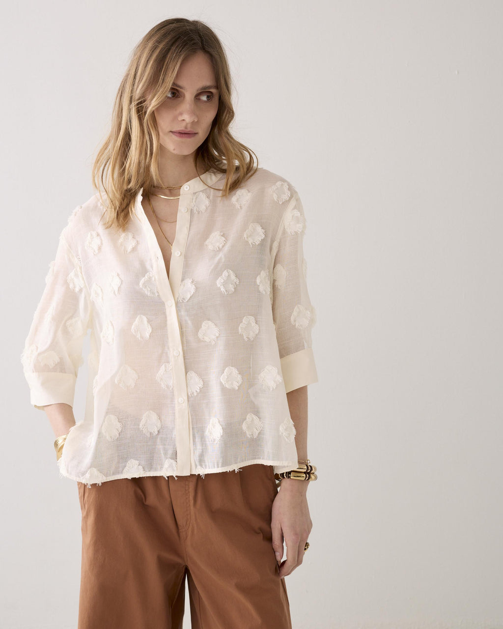 Summum Woman Blouse in Ivory - 2s3410-12413