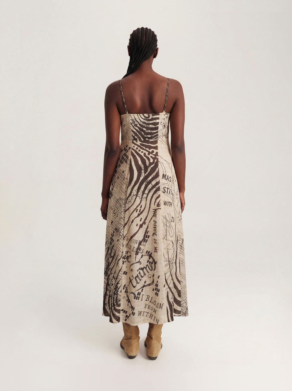 Me369 Muse Corset Dress in Noir Muse