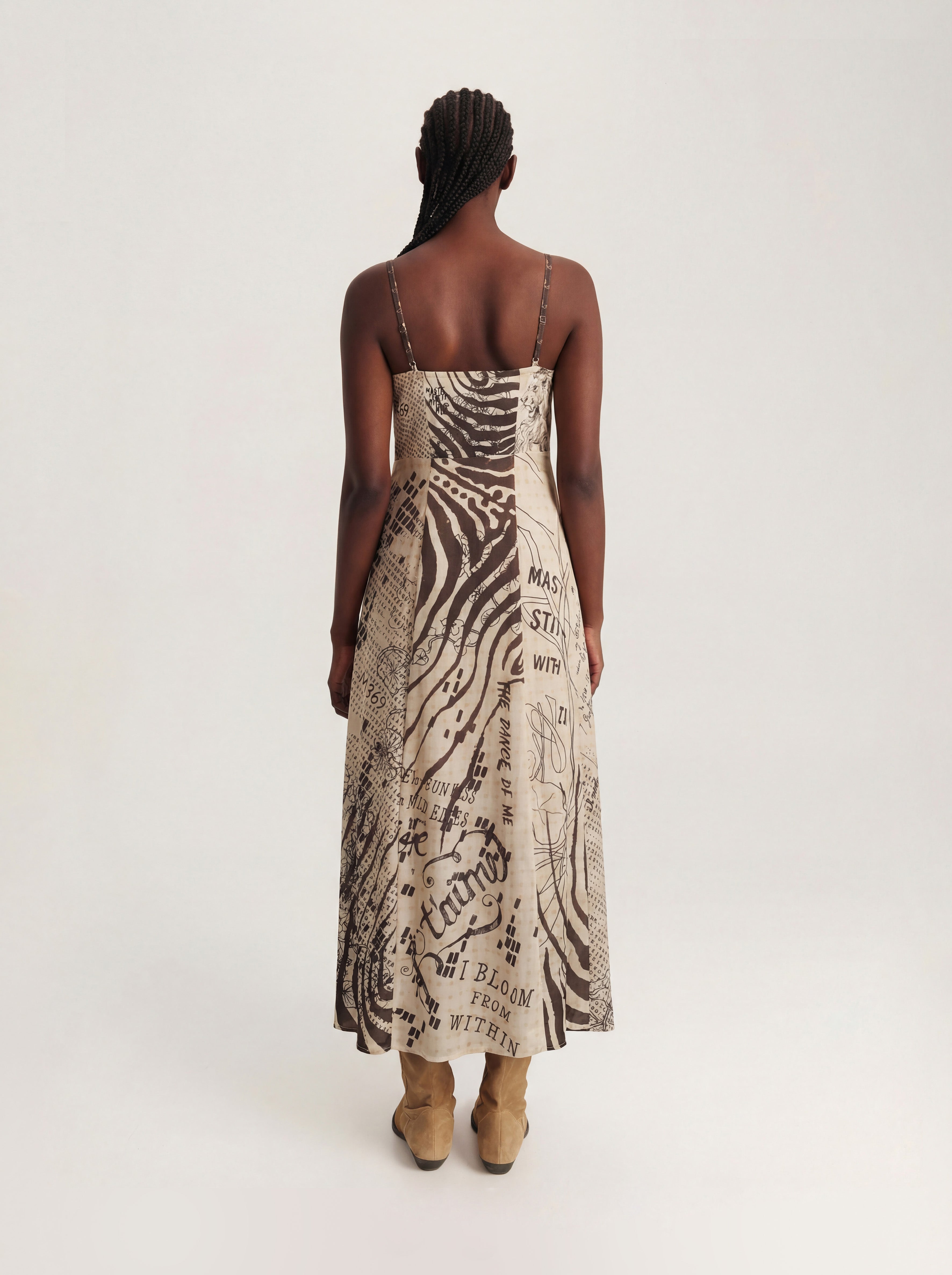 Me369 Muse Corset Dress in Noir Muse
