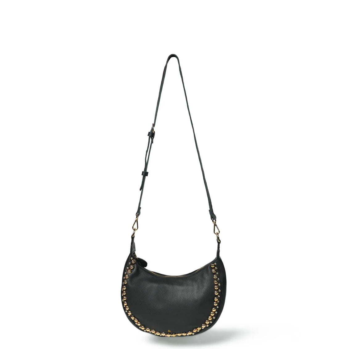 Bell & Fox- Robyn studded crossbody- black leather