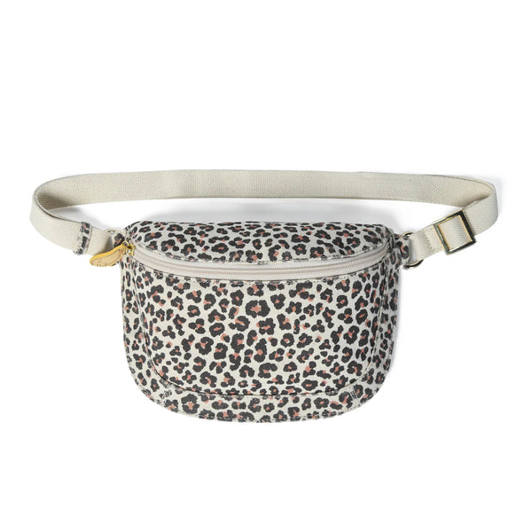 Bell & Fox Laine Crossbody bag in Leopard Print Canvas