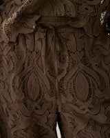 Summum Woman Lace Trousers in Dark Camo - 4s2734-12182