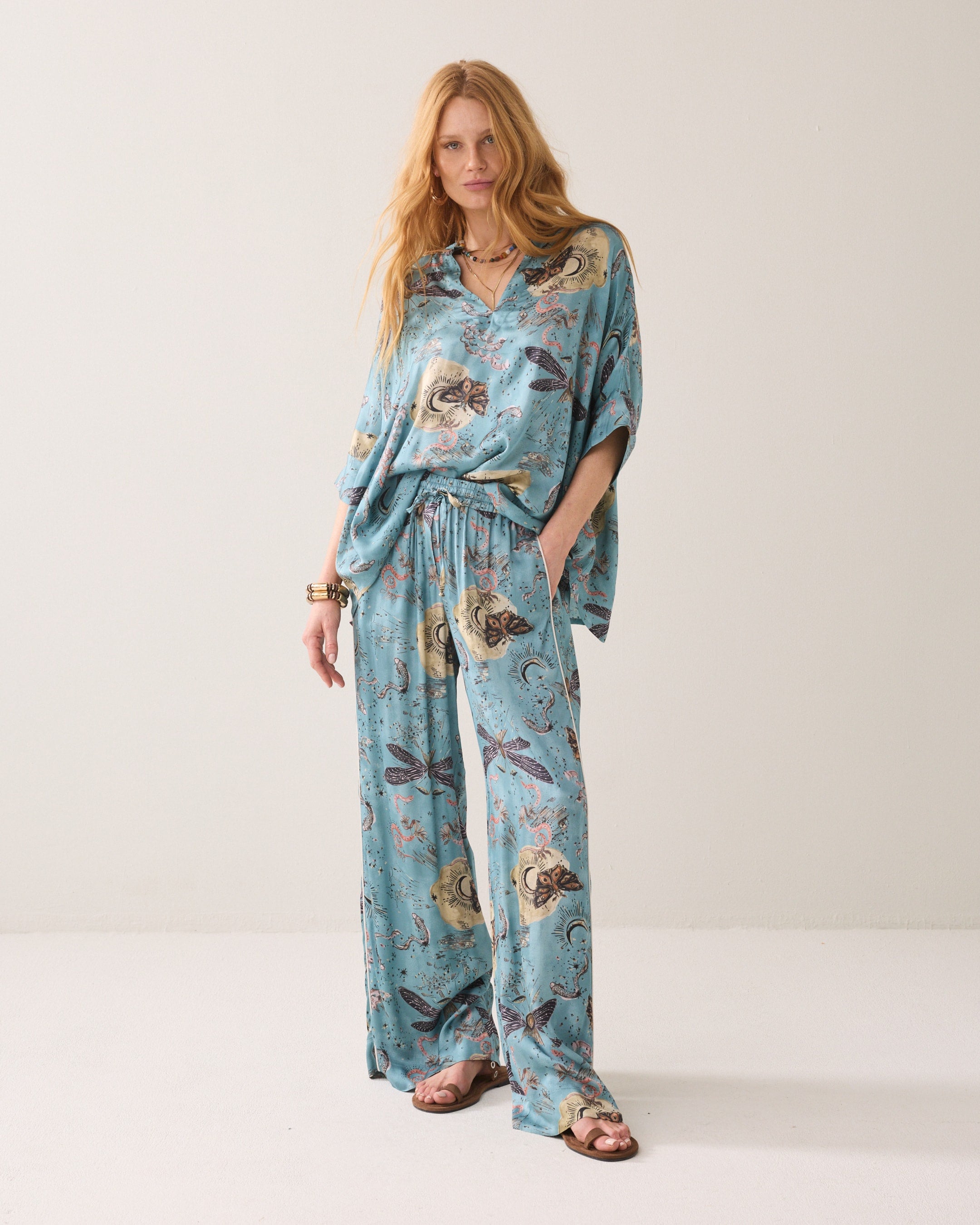 Summum Trousers Fantasy Print