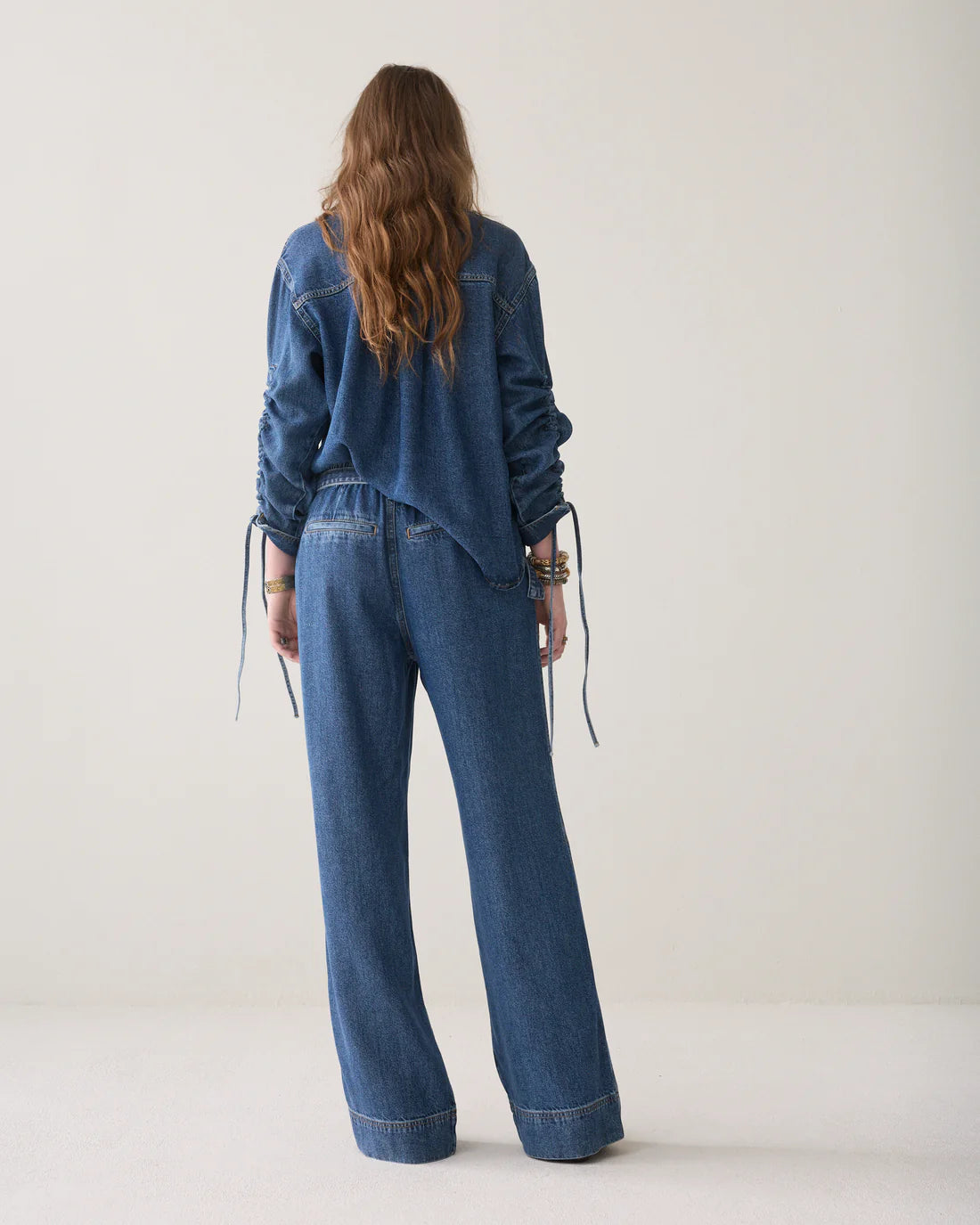 Summum Woman Denim Tencel Blouse