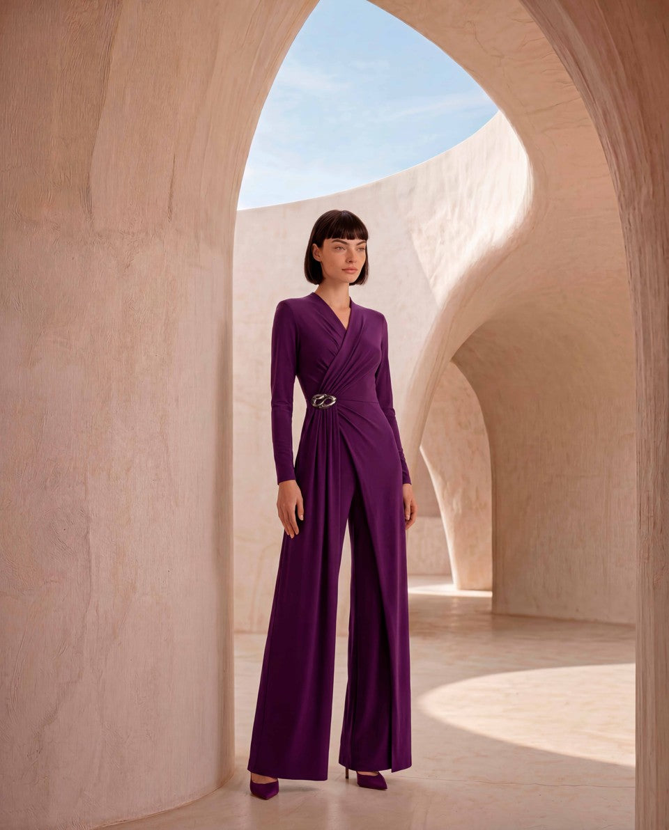 Carla Ruiz Jumpsuit in Purple