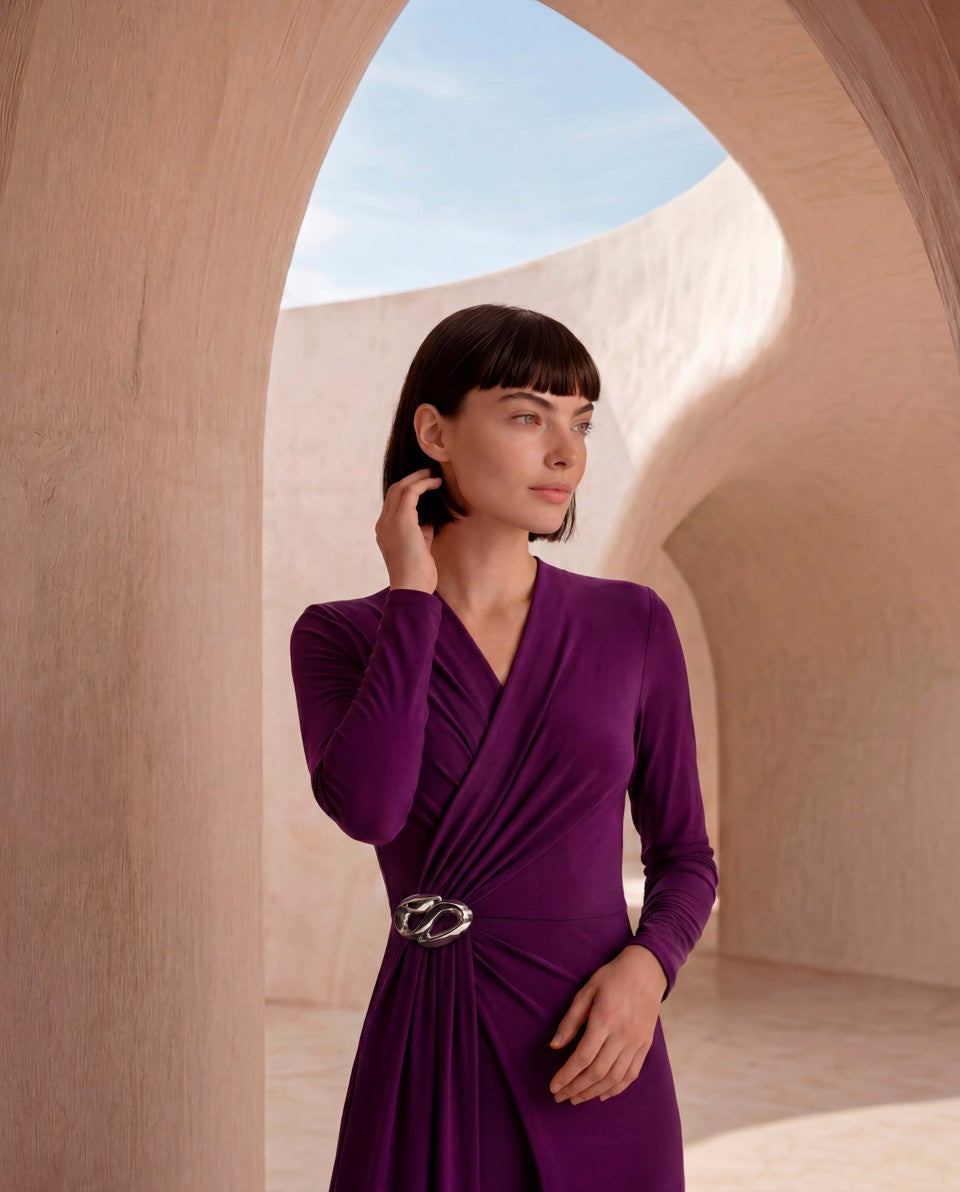 Carla Ruiz Purple Jumpsuit