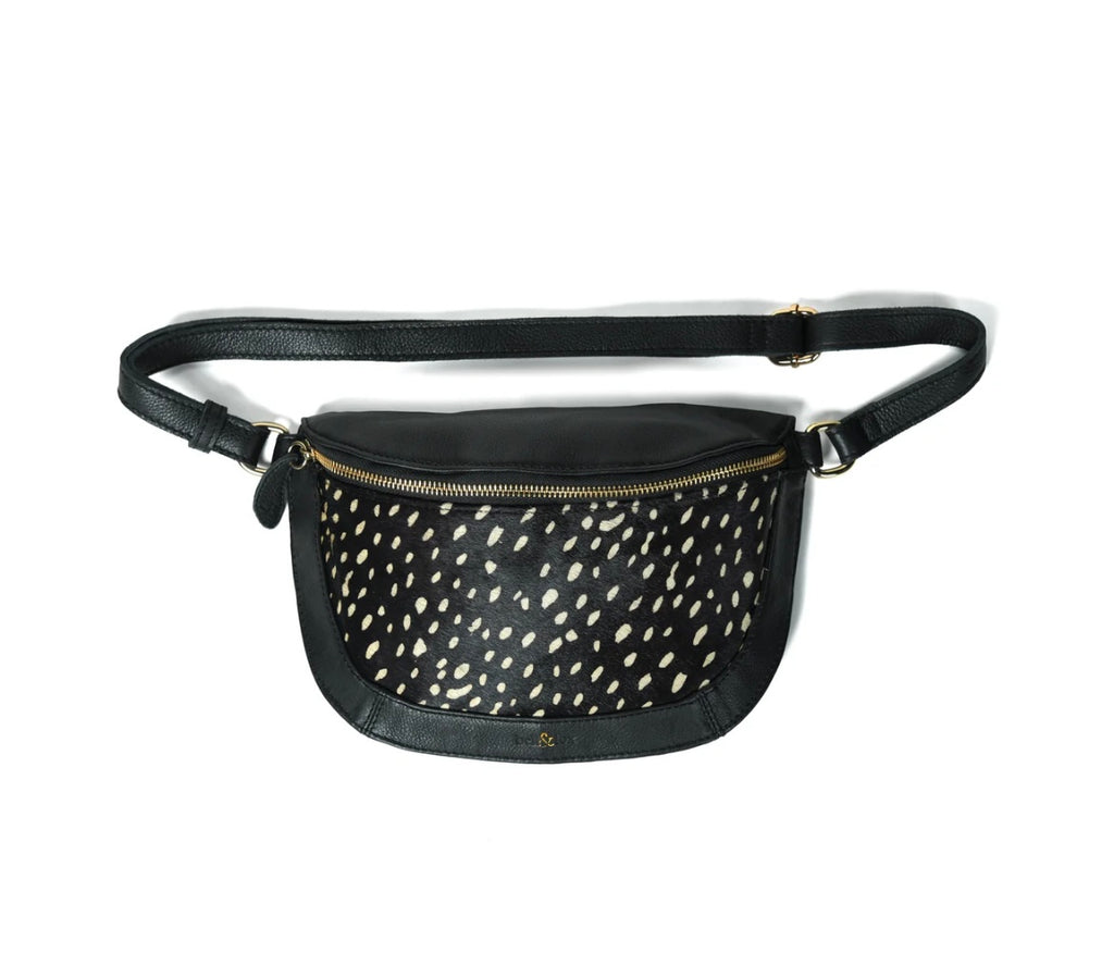 Bell & Fox Liberty Crossbody Bag in black & white