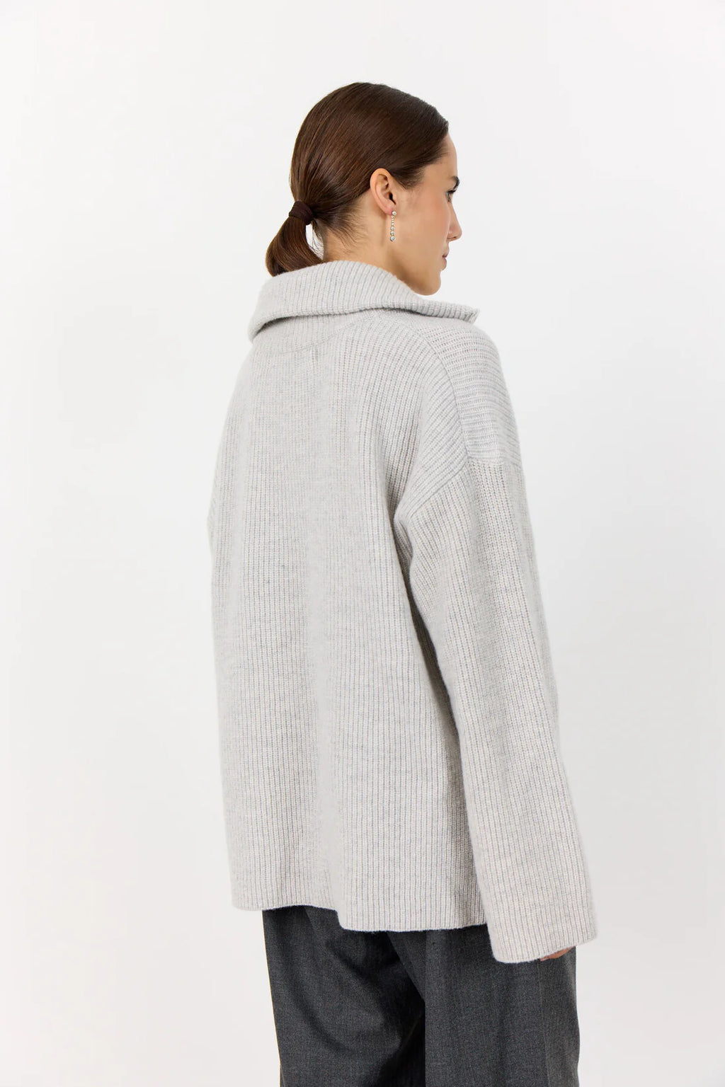 Levete Room Perle Pullover in Grey - 301431
