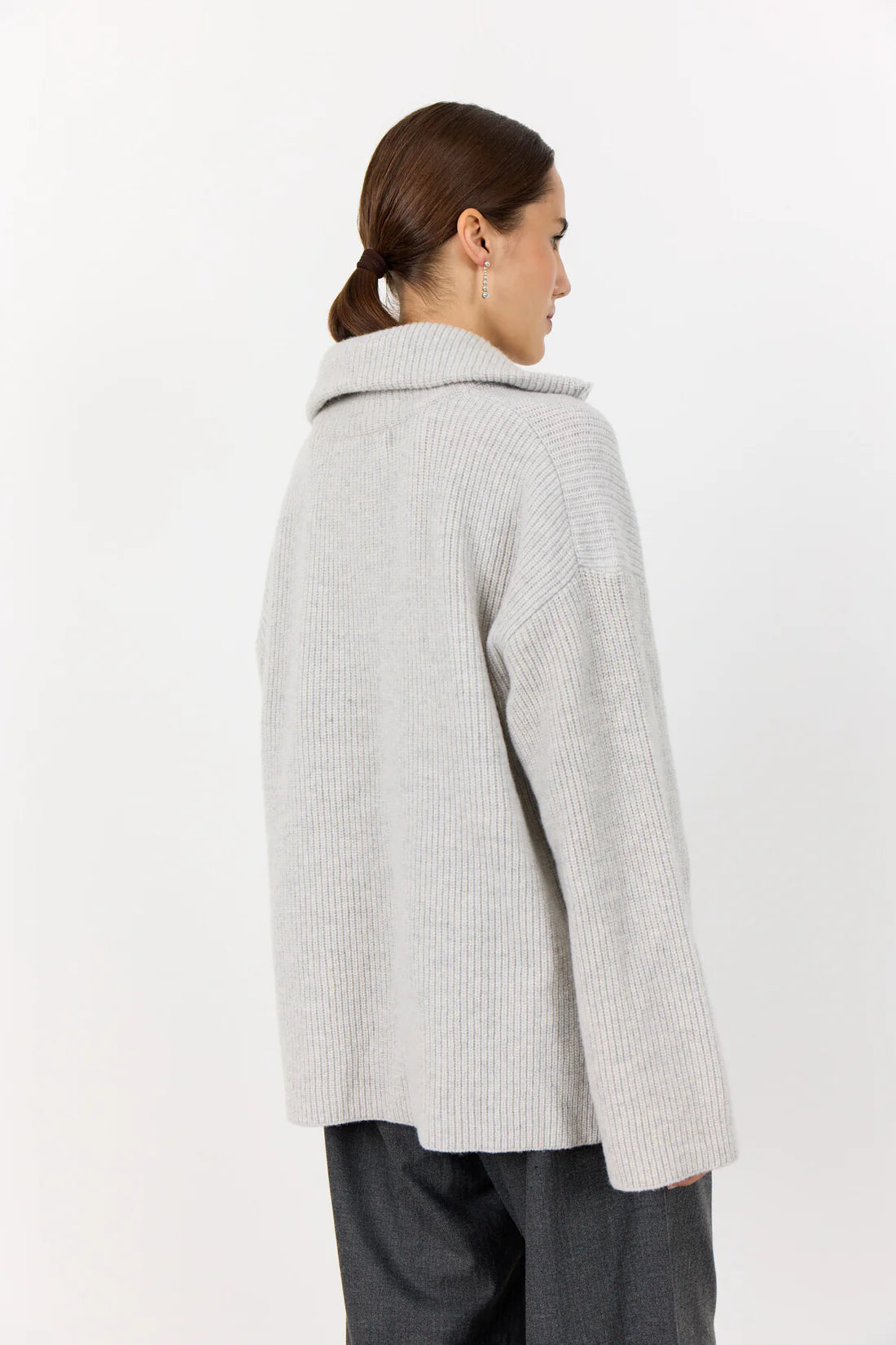 Levete Room Perle Pullover in Grey - 301431
