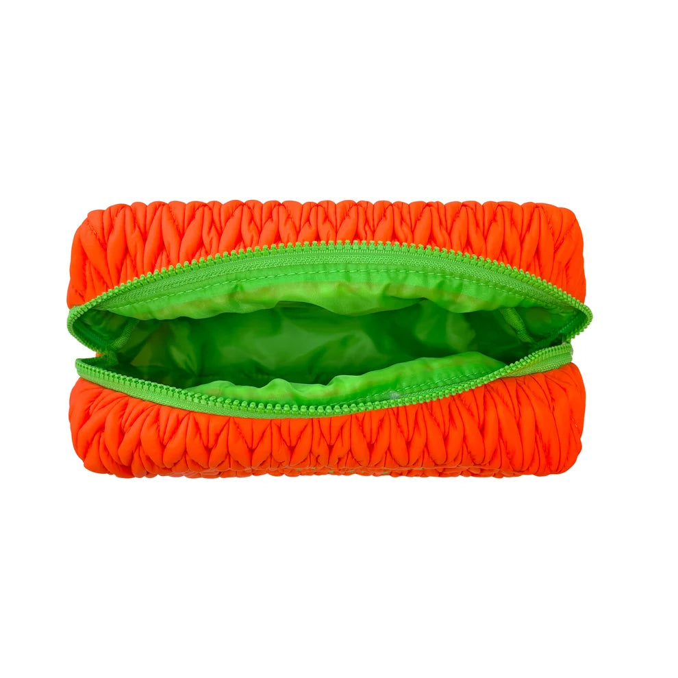 Lilly Loves Cosmetic Bag - Orange and Green