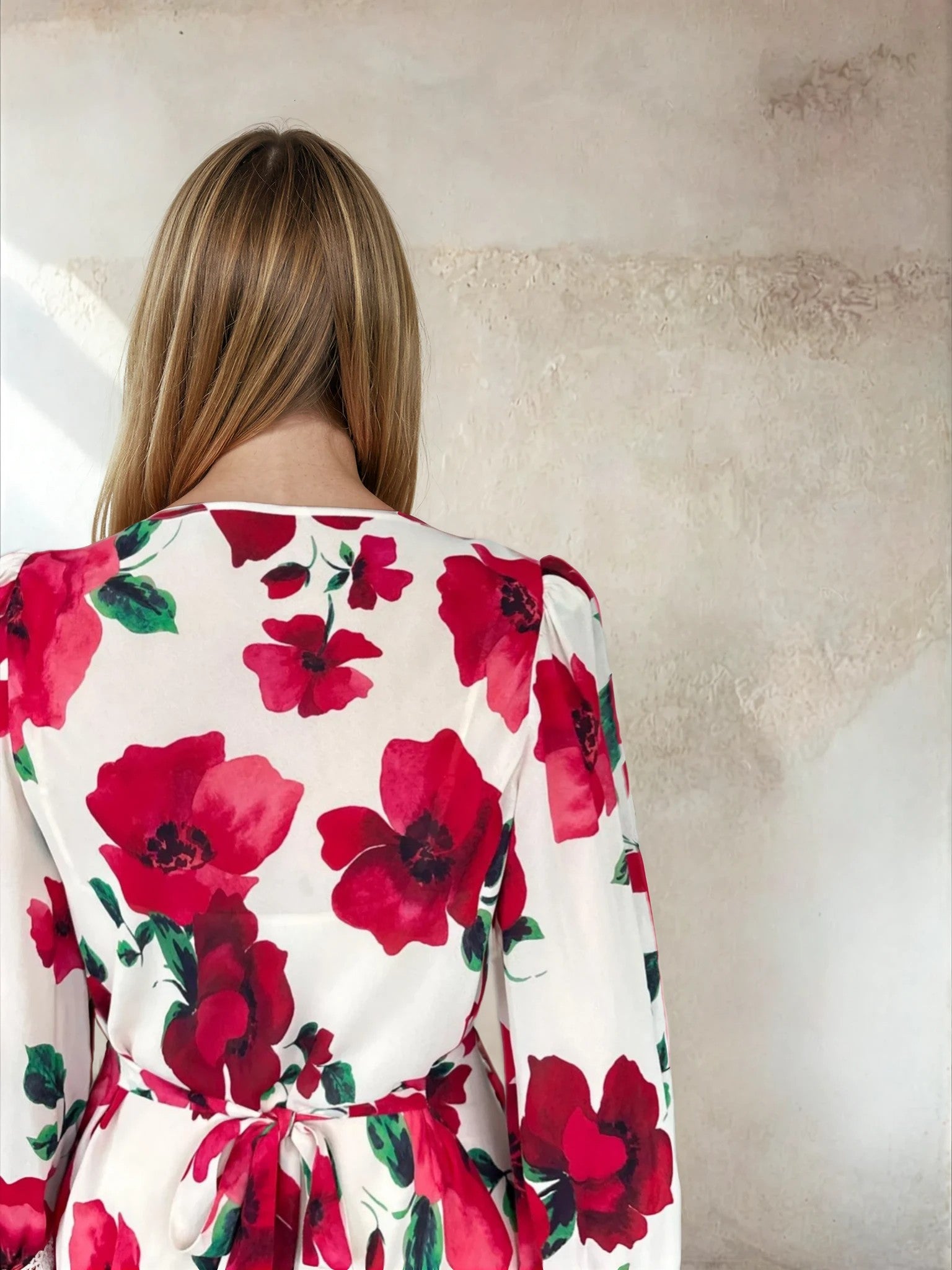 Sirens - Violet Dress in Cream Poppy