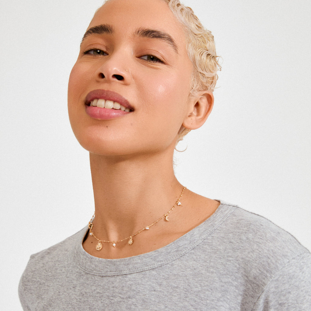 PILGRIM - MYLAN Necklace Gold Plated