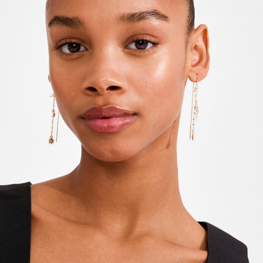 PILGRIM - MYLAN Chain Earrings Gold Plated