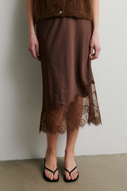 Second Female Wila Lace Midi Skirt