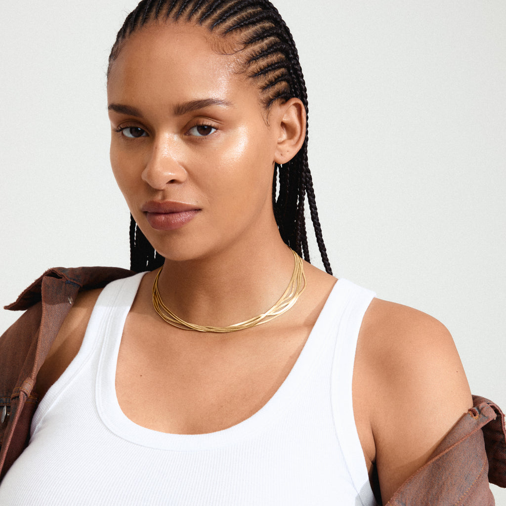 PILGRIM - Kira Necklace Gold-plated - 612512001