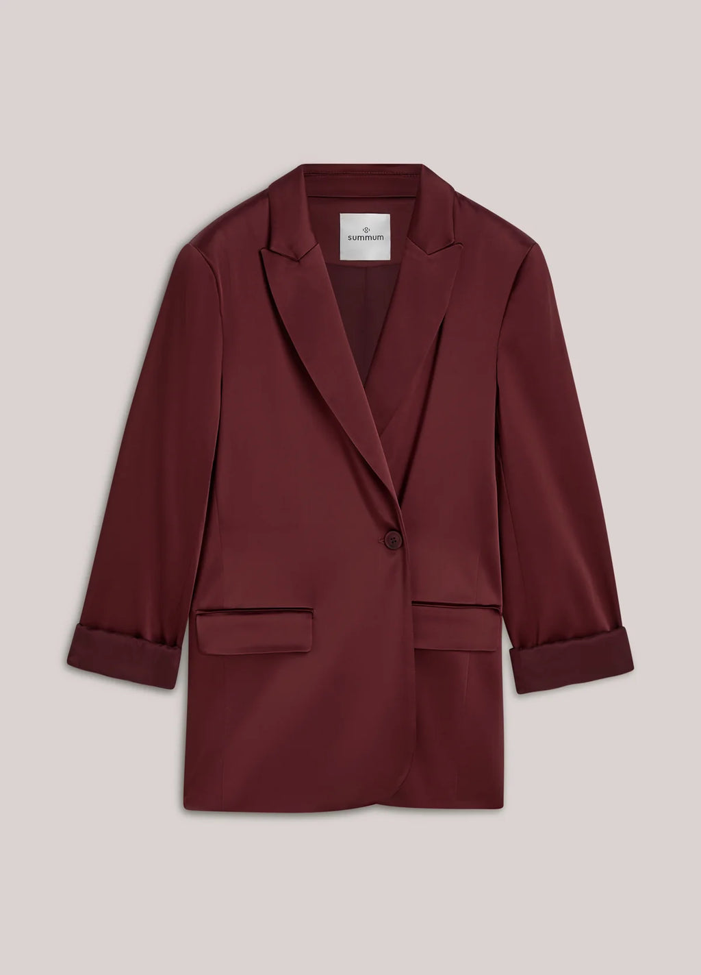 Summum Woman Blazer Blend in Merlot - 1s1270-12332