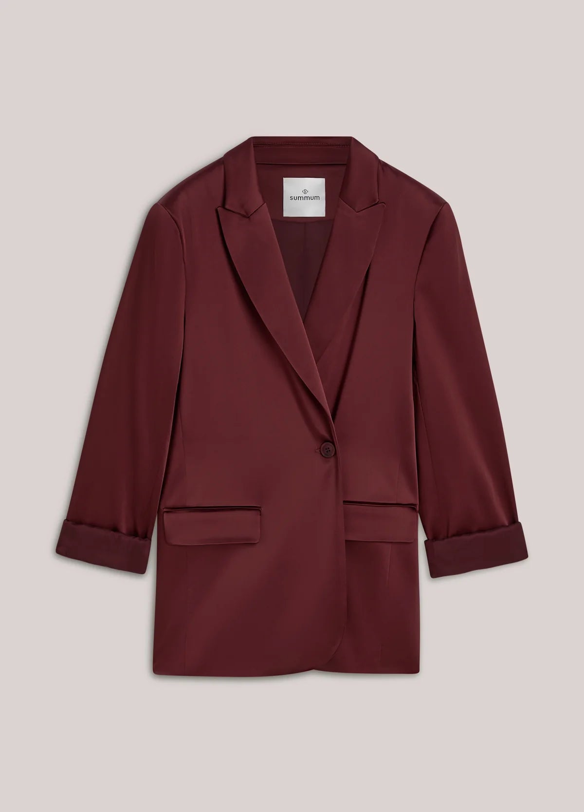 Summum Woman Blazer Blend in Merlot - 1s1270-12332