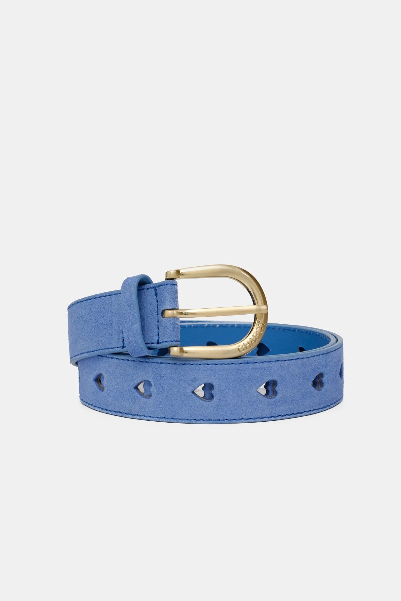 Fabienne Chapot cut it out heart belt cornflower blue Evalucia boutique Perth scotland