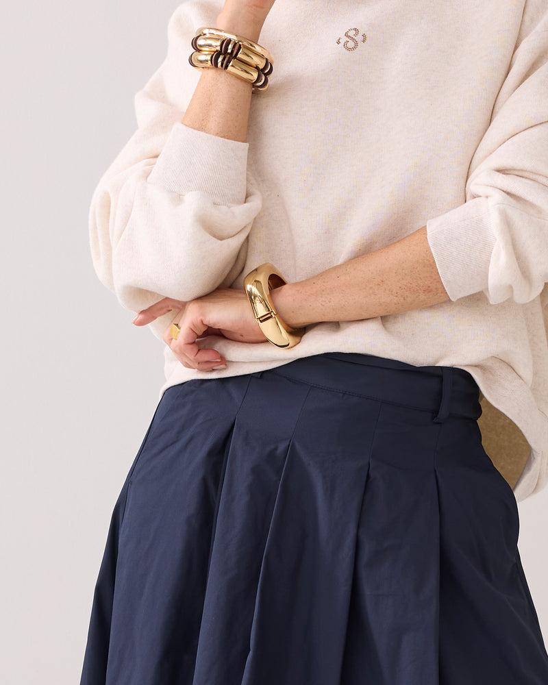 Summum Women Skirt Taft Light in Midnight Blue - 6s1348-12259