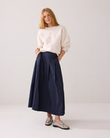Summum Women Skirt Taft Light in Midnight Blue - 6s1348-12259