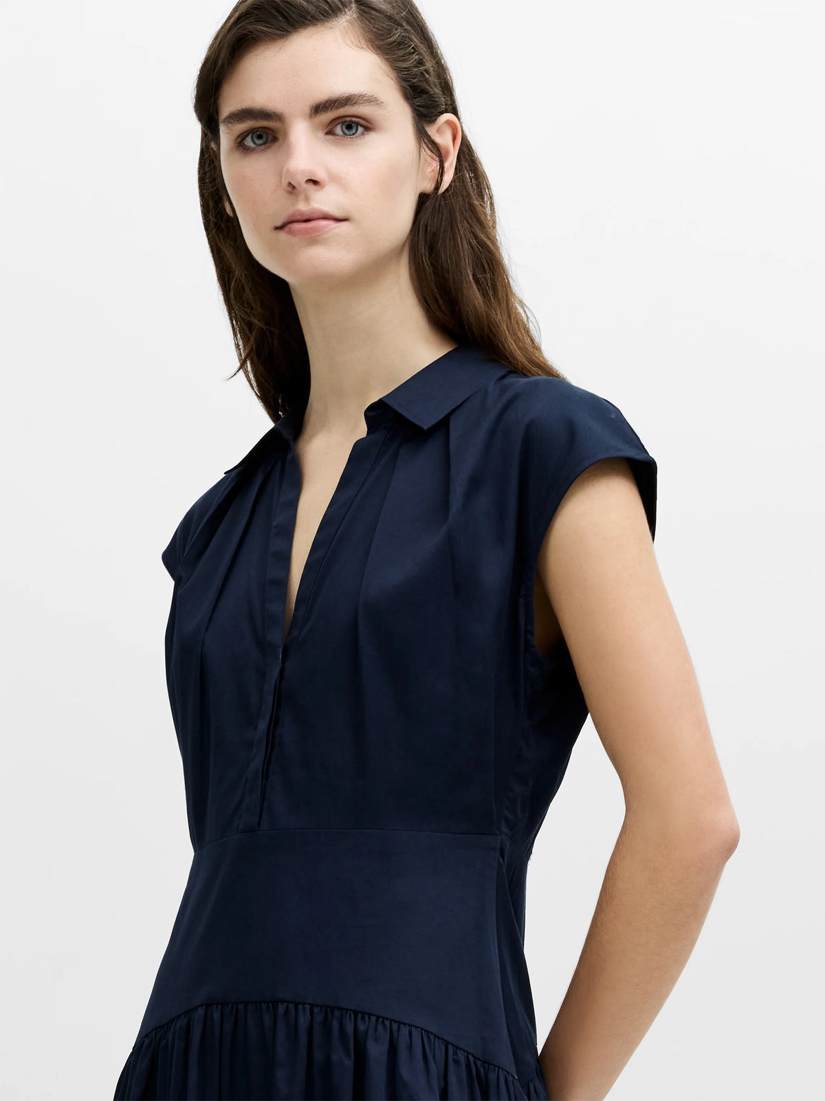 French Connection Alexis Poplin Midi Dress