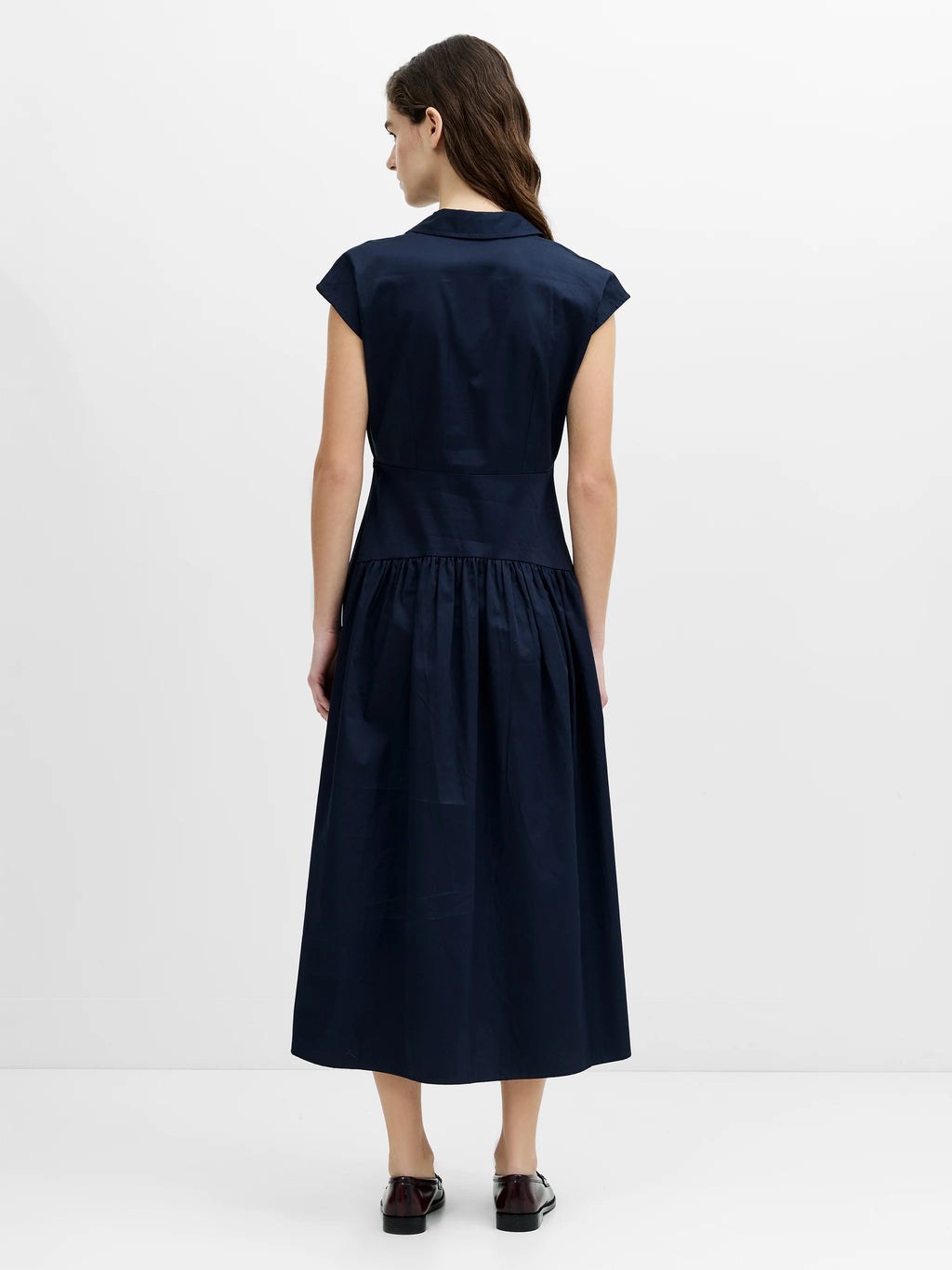 French Connection Alexis Poplin Midi Dress