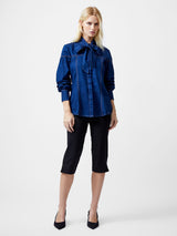 French Connection- Zaves Chambray Button through shirt- 72YAJ