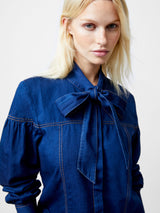 French Connection- Zaves Chambray Button through shirt- 72YAJ