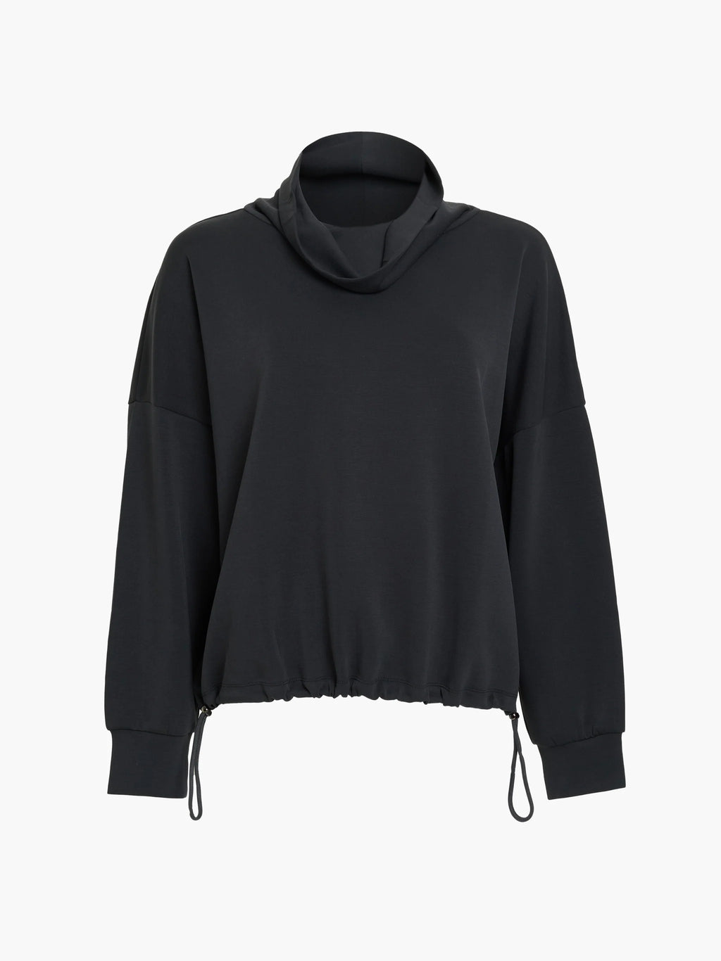 French Connection Wren Draped Funnel Neck Sweatshirt