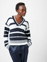 French Connection-Lily Mozart striped varsity 78YCL