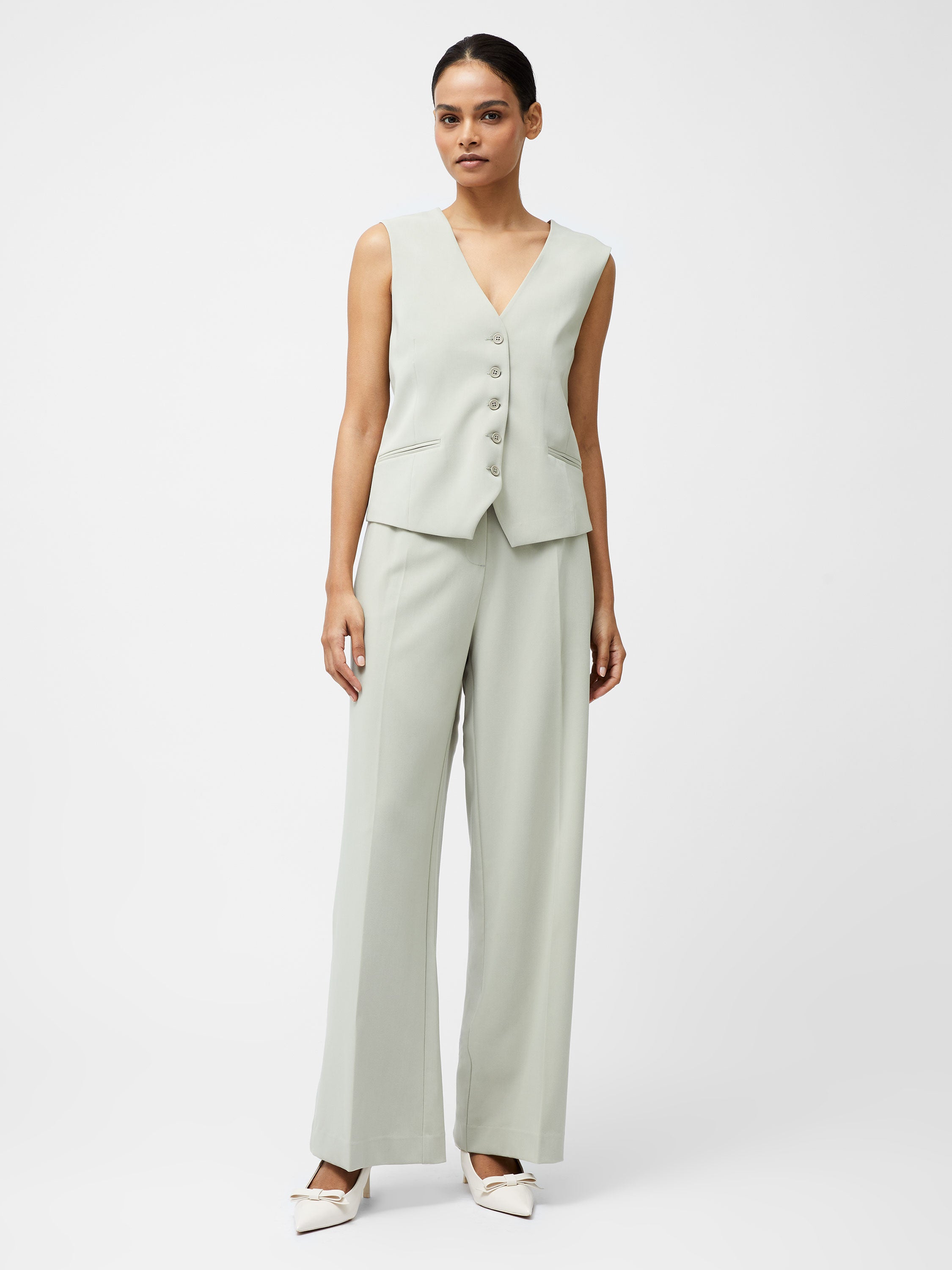 French Connection Angie Suiting Waistcoat - 7GYAC